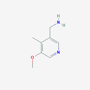 (5-Methoxy-4-methylpyridin-3-yl)methanamine