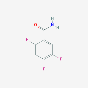 molecular formula C7H4F3NO B1333448 2,4,5-三氟苯甲酰胺 CAS No. 98349-23-6