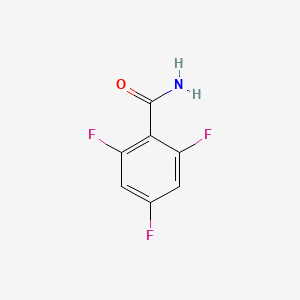 molecular formula C7H4F3NO B1333449 2,4,6-Trifluorobenzamide CAS No. 82019-50-9