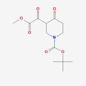 tert-Butyl 3-(2-methoxy-2-oxoacetyl)-4-oxopiperidine-1-carboxylate