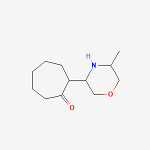 2-(5-Methylmorpholin-3-yl)cycloheptan-1-one