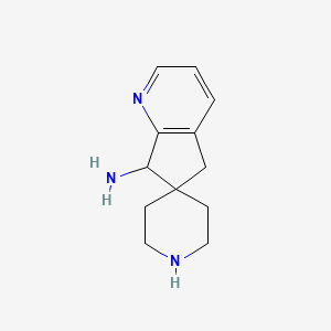 5,7-Dihydrospiro[cyclopenta[b]pyridine-6,4'-piperidin]-7-amine