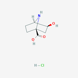 (1S,3S,4R)-3-Hydroxy-7-azabicyclo[2.2.1]heptane-1-carboxylic acid hydrochloride