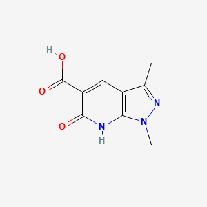 1,3-Dimethyl-6-oxo-1H,6H,7H-pyrazolo[3,4-B]pyridine-5-carboxylic acid