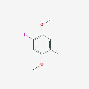 molecular formula C9H11IO2 B1333462 1-Iodo-2,5-dimethoxy-4-methylbenzene CAS No. 75056-76-7