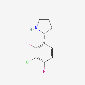 (R)-2-(3-Chloro-2,4-difluorophenyl)pyrrolidine