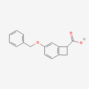 4-(Benzyloxy)bicyclo[4.2.0]octa-1,3,5-triene-7-carboxylic acid