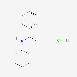 molecular formula C14H22ClN B1333468 N-(1-phenylethyl)cyclohexanamine Hydrochloride CAS No. 91524-52-6