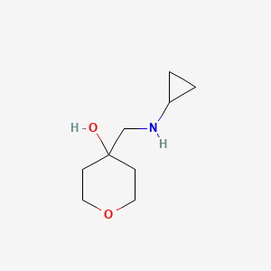 4-((Cyclopropylamino)methyl)tetrahydro-2H-pyran-4-ol