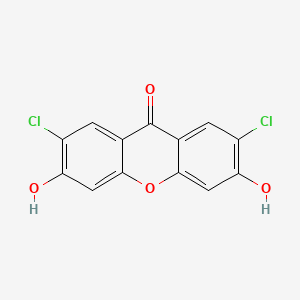 2,7-Dichloro-3,6-dihydroxy-9H-xanthen-9-one