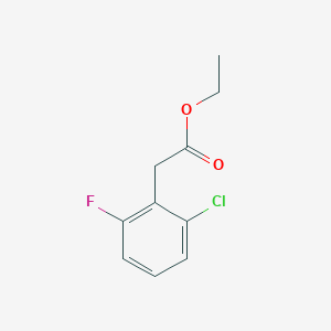 molecular formula C10H10ClFO2 B1333478 2-氯-6-氟苯基乙酸乙酯 CAS No. 214262-85-8