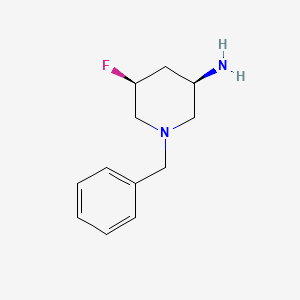 (3R,5S)-1-benzyl-5-fluoropiperidin-3-amine