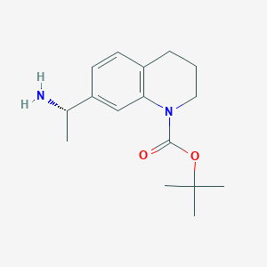 tert-Butyl (S)-7-(1-aminoethyl)-3,4-dihydroquinoline-1(2H)-carboxylate