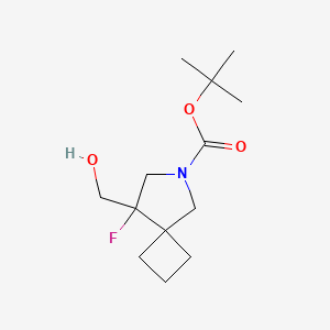 tert-Butyl 8-fluoro-8-(hydroxymethyl)-6-azaspiro[3.4]octane-6-carboxylate