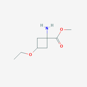 Rel-methyl (1s,3s)-1-amino-3-ethoxycyclobutane-1-carboxylate