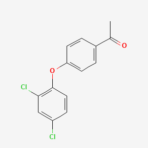 B1333492 1-[4-(2,4-Dichlorophenoxy)phenyl]ethan-1-one CAS No. 129644-21-9