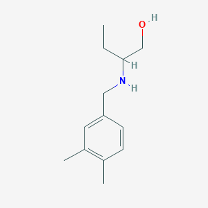 2-{[(3,4-Dimethylphenyl)methyl]amino}butan-1-ol