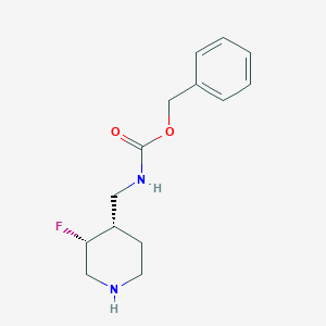 Benzyl (((3R,4S)-3-fluoropiperidin-4-yl)methyl)carbamate