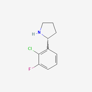 (R)-2-(2-Chloro-3-fluorophenyl)pyrrolidine