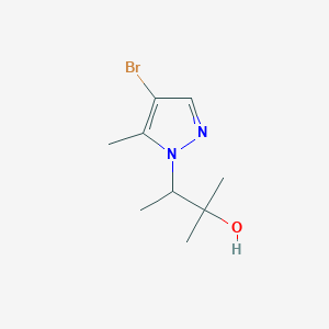 3-(4-Bromo-5-methyl-1H-pyrazol-1-yl)-2-methylbutan-2-ol