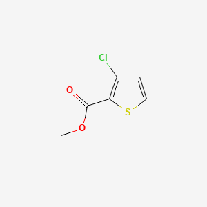 molecular formula C6H5ClO2S B1333499 3-氯噻吩-2-甲酸甲酯 CAS No. 88105-17-3