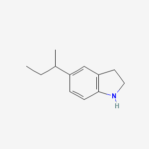 5-(Butan-2-YL)-2,3-dihydro-1H-indole