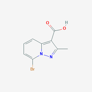 7-Bromo-2-methylpyrazolo[1,5-a]pyridine-3-carboxylic acid