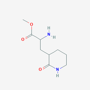 Methyl 2-amino-3-(2-oxopiperidin-3-yl)propanoate