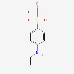 4-(Trifluoromethylsulfonyl)-N-ethylaniline