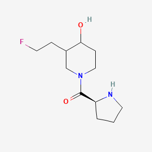 1-(L-Prolyl)-3-(2-fluoroethyl)-4-hydroxypiperidine