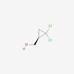 molecular formula C4H6Cl2O B13335191 (R)-(2,2-Dichlorocyclopropyl)methanol 