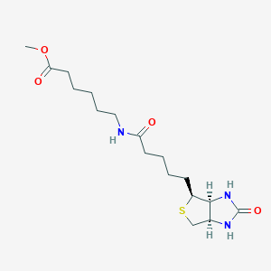 Methyl 6-(5-((3aS,4S,6aR)-2-oxohexahydro-1H-thieno[3,4-d]imidazol-4-yl)pentanamido)hexanoate