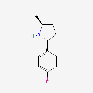 (2S,5S)-2-(4-Fluorophenyl)-5-methylpyrrolidine