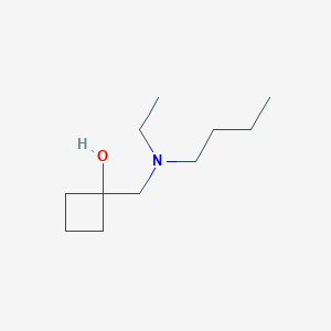 1-((Butyl(ethyl)amino)methyl)cyclobutan-1-ol