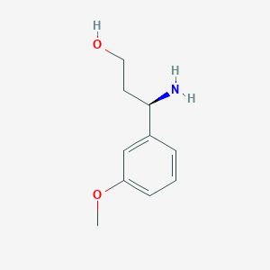 (3R)-3-amino-3-(3-methoxyphenyl)propan-1-ol