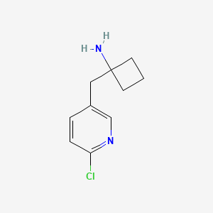 1-[(6-Chloro-3-pyridyl)methyl]cyclobutanamine