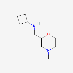 N-[(4-methylmorpholin-2-yl)methyl]cyclobutanamine