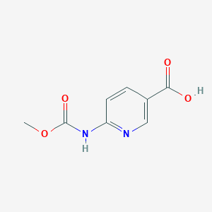 6-[(Methoxycarbonyl)amino]pyridine-3-carboxylic acid