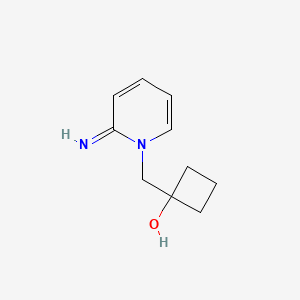 1-((2-Iminopyridin-1(2H)-yl)methyl)cyclobutan-1-ol