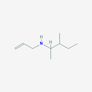 molecular formula C9H19N B13335374 (3-Methylpentan-2-yl)(prop-2-en-1-yl)amine 