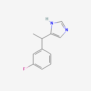 4-(1-(3-Fluorophenyl)ethyl)-1H-imidazole