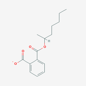 molecular formula C15H19O4- B13335397 2-((Heptan-2-yloxy)carbonyl)benzoate 