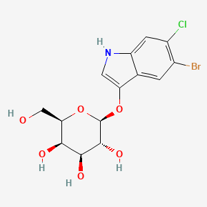 molecular formula C14H15BrClNO6 B1333544 5-Bromo-6-chloro-3-indolyl-beta-D-galactoside CAS No. 93863-88-8
