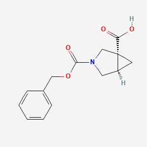 (1R,5R)-3-((Benzyloxy)carbonyl)-3-azabicyclo[3.1.0]hexane-1-carboxylic acid