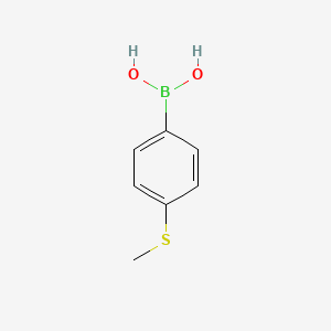 molecular formula C7H9BO2S B1333548 4-(甲硫基)苯硼酸 CAS No. 98546-51-1