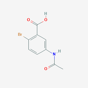 molecular formula C9H8BrNO3 B1333552 5-Acetamido-2-bromobenzoic acid CAS No. 22921-67-1