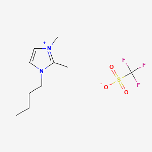 molecular formula C10H17F3N2O3S B1333553 1-Butyl-2,3-dimethylimidazolium trifluoromethanesulfonate CAS No. 765910-73-4