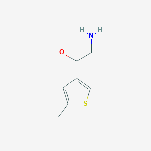 2-Methoxy-2-(5-methylthiophen-3-yl)ethan-1-amine