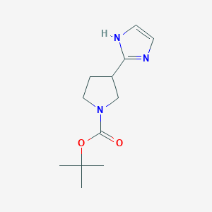 tert-Butyl 3-(1H-imidazol-2-yl)pyrrolidine-1-carboxylate