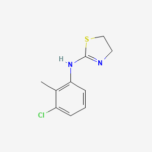 molecular formula C10H11ClN2S B1333567 N-(3-chloro-2-methylphenyl)-4,5-dihydro-1,3-thiazol-2-amine CAS No. 36318-59-9